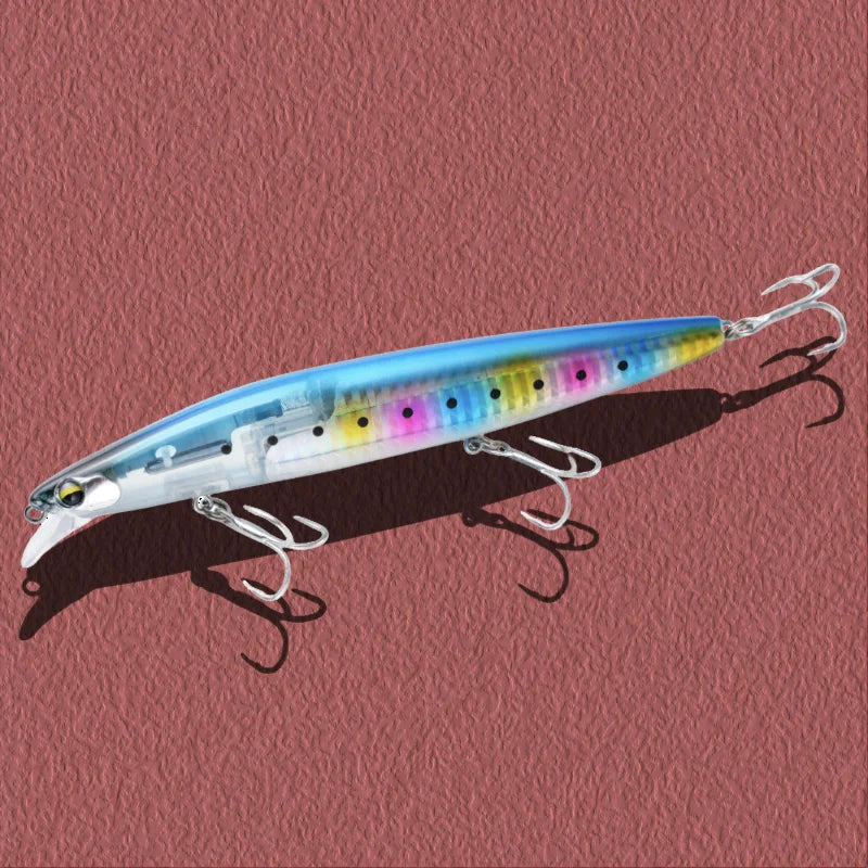 2026 Flash Blade Floating Minnow Artificial Hard Baits 145/160mm 27/32g Crazy Scale Flash Scale Fishing Lure for Largemouth Bass