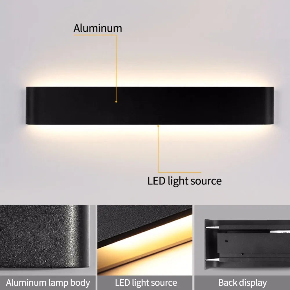 Product photo of Dimmable Led Wall Sconce Light, the best Lighting gift idea for sale on Glenmore, a store where you can find the perfect Furniture & Fixtures for your home, hobbies, video games, or gifting—all in one place, curated for you.