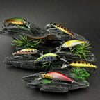 TSUYOKI 50mm 5g Artificial Wobblers Stream Bait Sinking Minnow Fishing Lure for Black Bass Brown Trout Bassday Mononofu 50S Bait