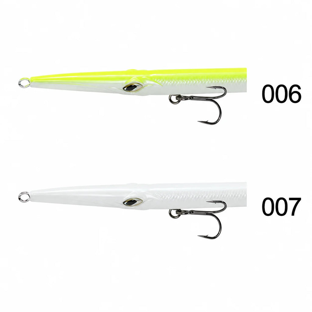 Hunthouse 2PCS Sea Trolling Fishing Bait 255mm/30.6g Saltwater Sinking Hard Needle Lure Swimbait For Bluefish Fishing Tackle
