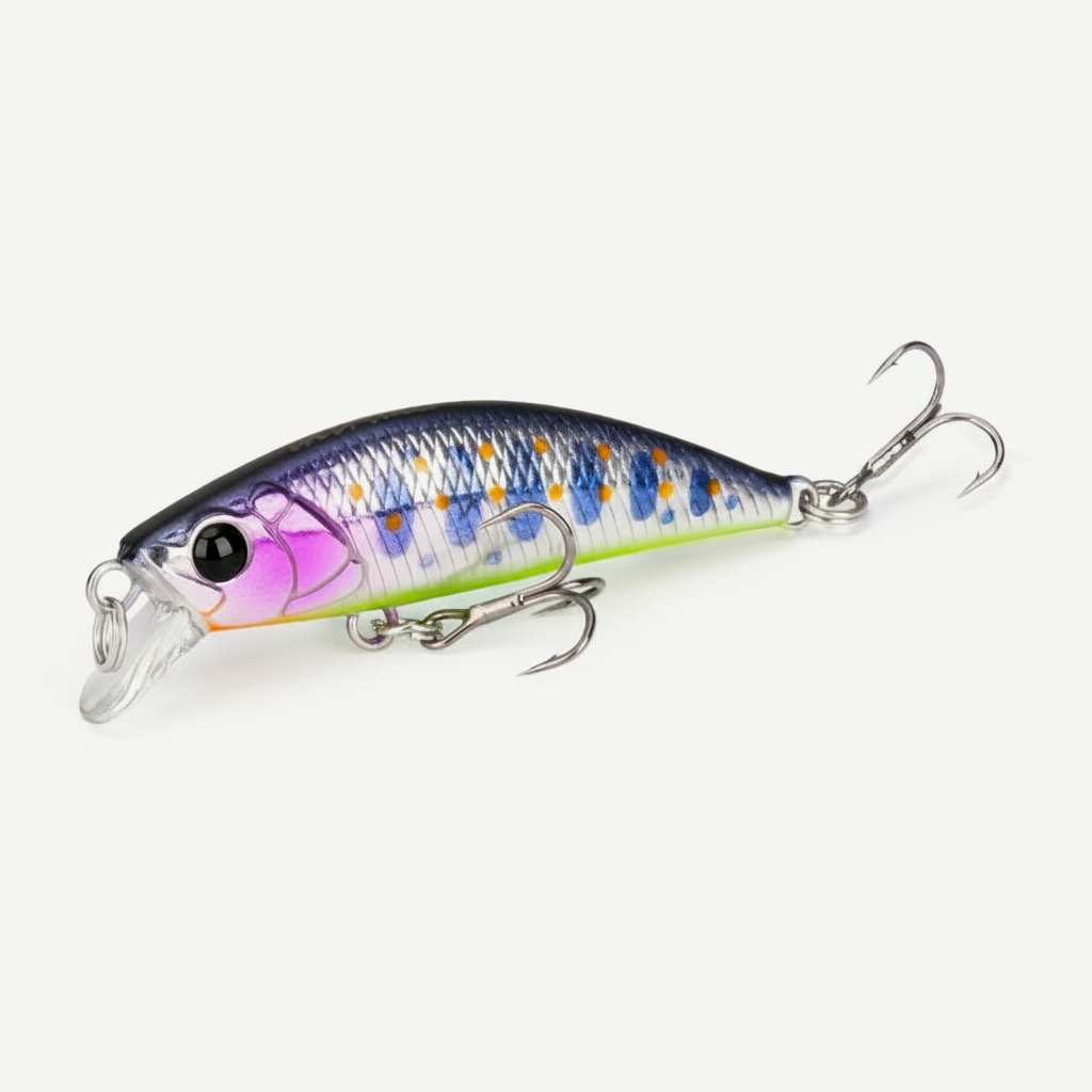 TSURINOYA 50S Sinking Minnow Fishing Lure 50mm 5g INTRUDER Trout Artificial Hard Baits Jerkbait Long Casting Stream Tack