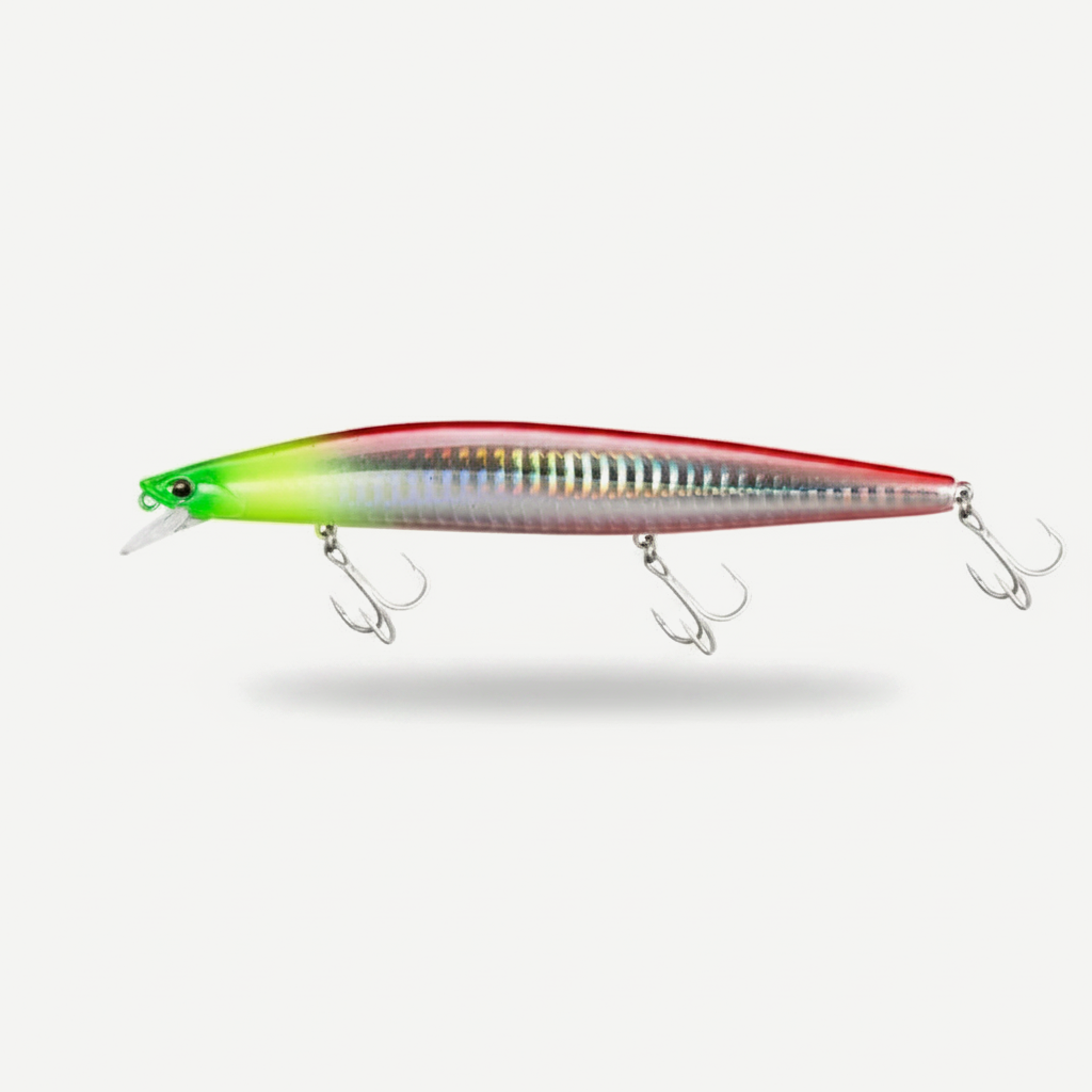 TSUYOKI Sinking Minnow Fishing Lures Black Bass Pike Artificial Tungsten Jerkbait Wobbler Silent Assassin 140S DW92 140m