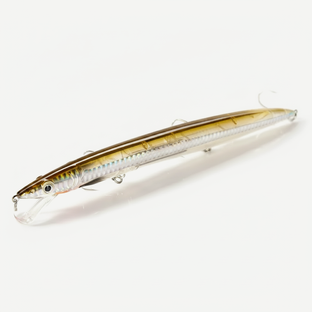 Hunthouse Minnow Fishing Lures Long Casting Floating 143mm/14g 173mm/23g 208mm/33g Sandeel Jerkbait Seabass Bait Fish Ta
