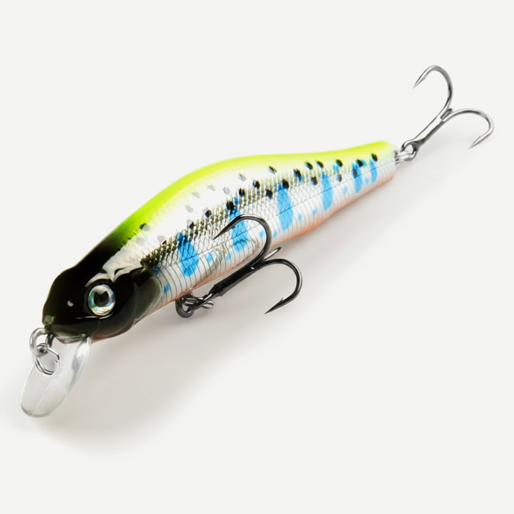 BEARKING 80mm Minnow Hard Bait - Jerkbait for Bass
