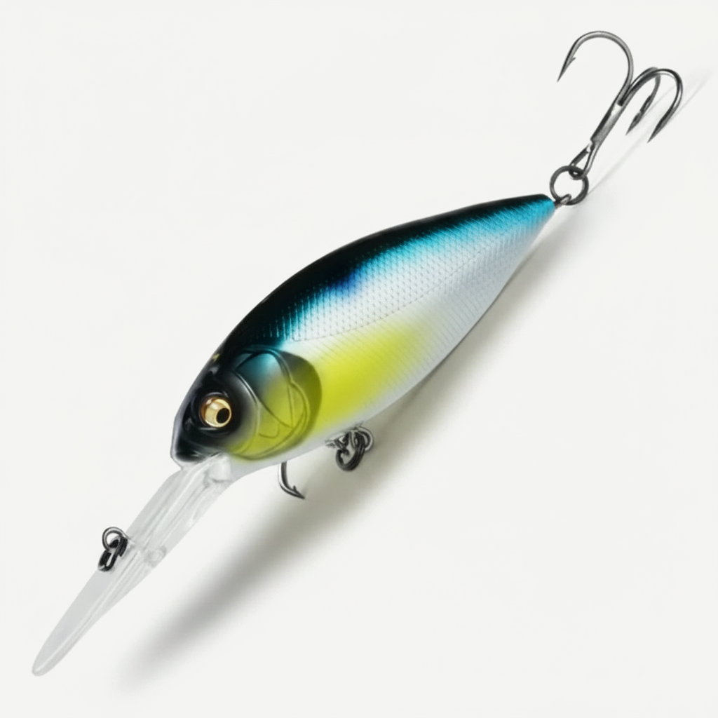 Bearking Deep Diving Floating Crankbait 75mm Bass Lure