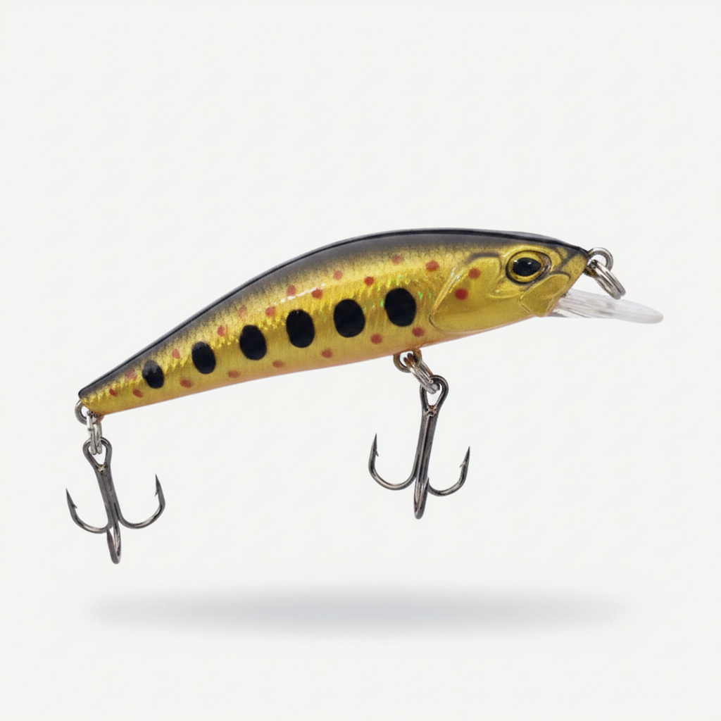 TSUYOKI 50mm 4g Sinking Minnow Stream Fishing Lure Artificial Wobbler Bait for Trout Bass Duo Spearhead Ryuki 50S Fishin