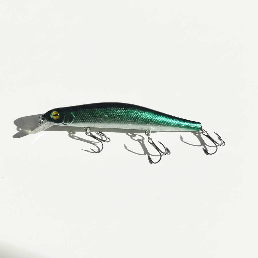 TSUYOKI Minnow Wobblers Watson 110mm 17g Magnet Weight System Long Cast Fishing Lure, Dive 0.8-1.2m Jerkbaits, ZipBait O