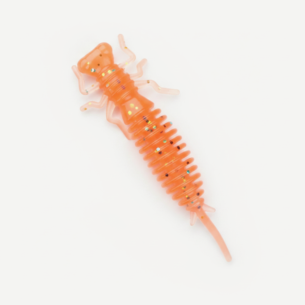MEREDITH Larva Soft Plastic Bait - Segmented Nymph Lure