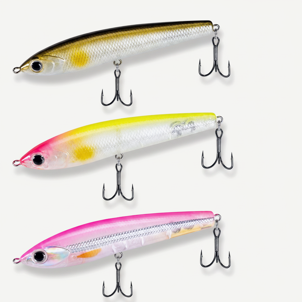 Hunthouse Topwater Floating Red Devil 75 Pencil Fishing Lure Hard Bait 75mm6g Surface Stickbait Bass Pike Artificial Fis