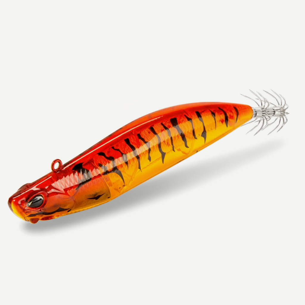 Hunthouse D-squid Jigging Lure 110mm 26.7g Sinking Egi Suqid Leurre Tip-run EGI Hook Fishing Hard Bait For Octopus lw522