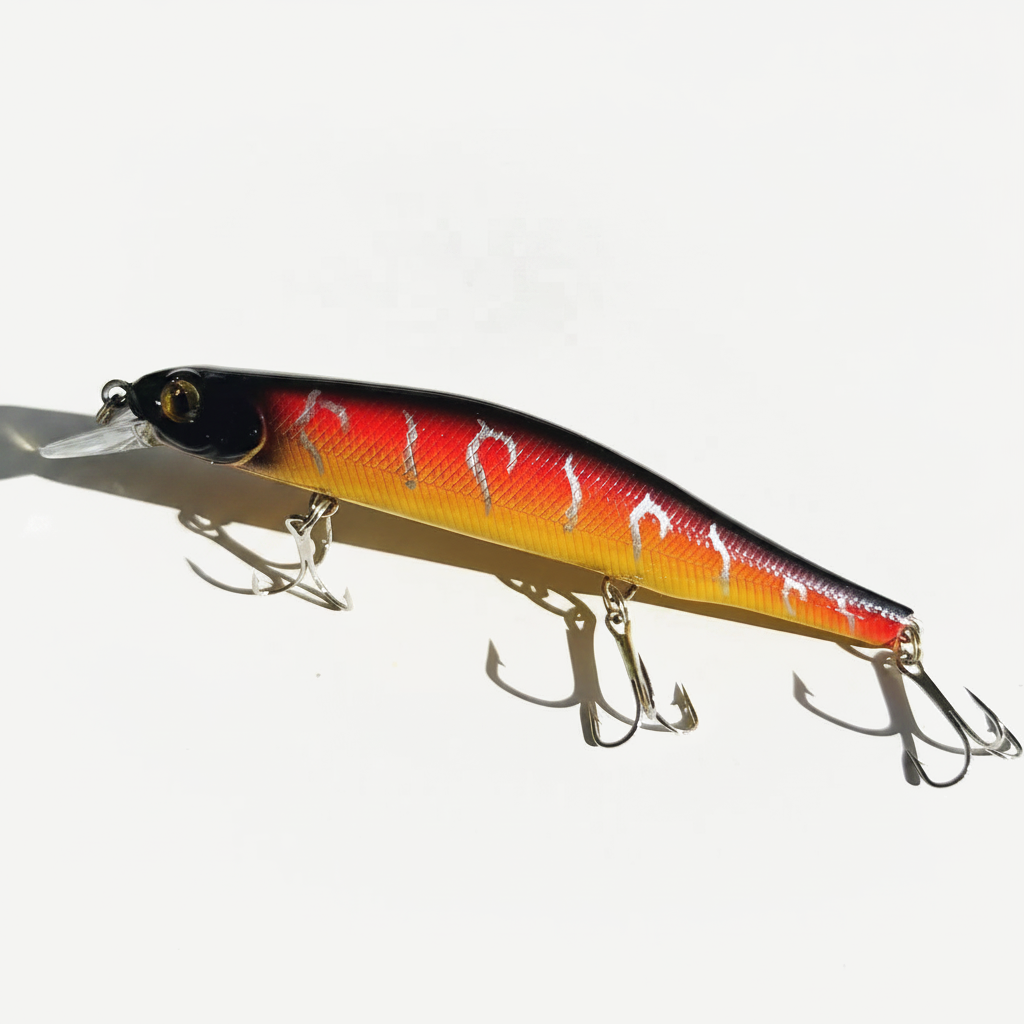 TSUYOKI Minnow Wobblers Watson 110mm 17g Magnet Weight System Long Cast Fishing Lure, Dive 0.8-1.2m Jerkbaits, ZipBait O