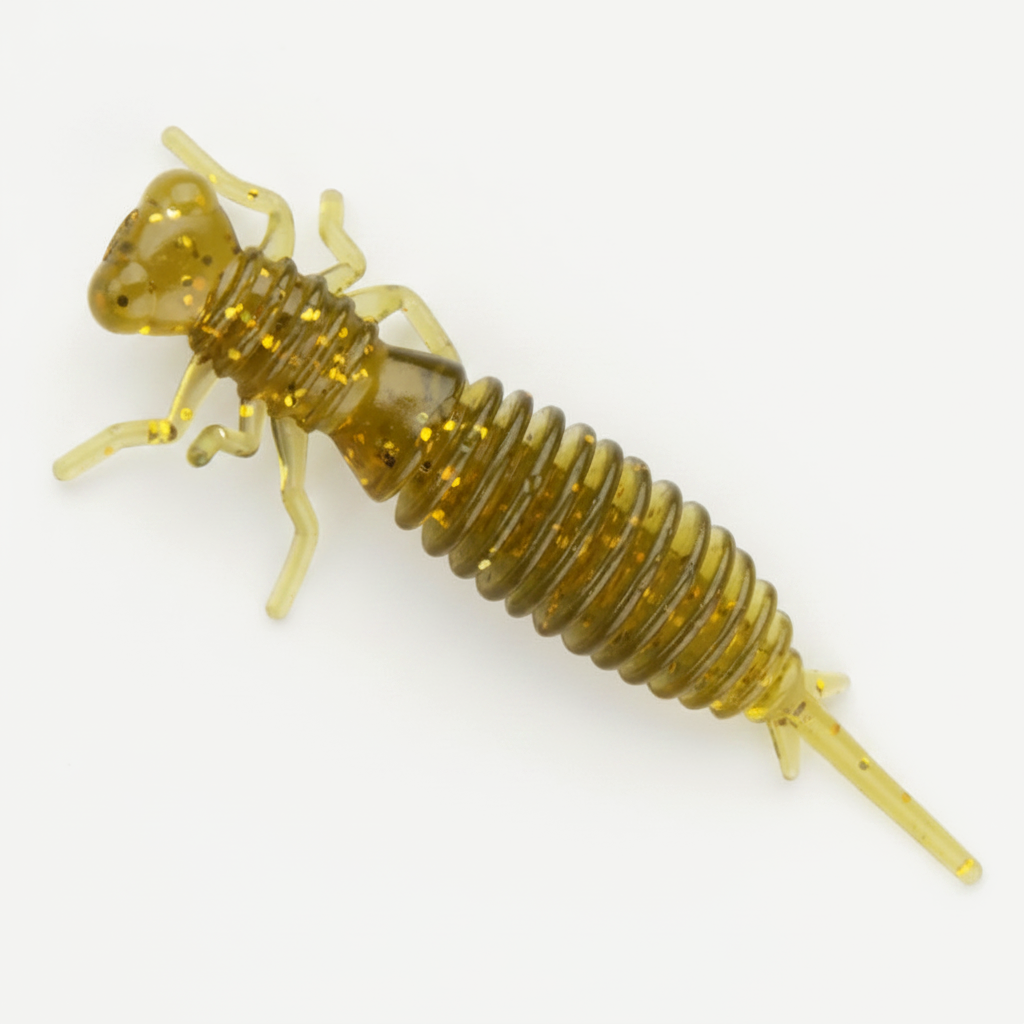 MEREDITH Larva Soft Plastic Bait - Segmented Nymph Lure