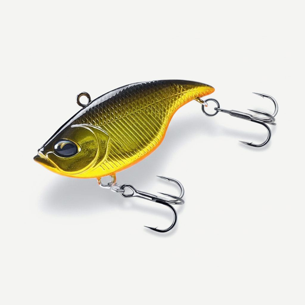 TSURINOYA 50S Vibration TEMPTER 50mm 12.5g Long Casting Sinking Fishing Lure VIB Winter Fishing Lipless Hard Bait For Pi