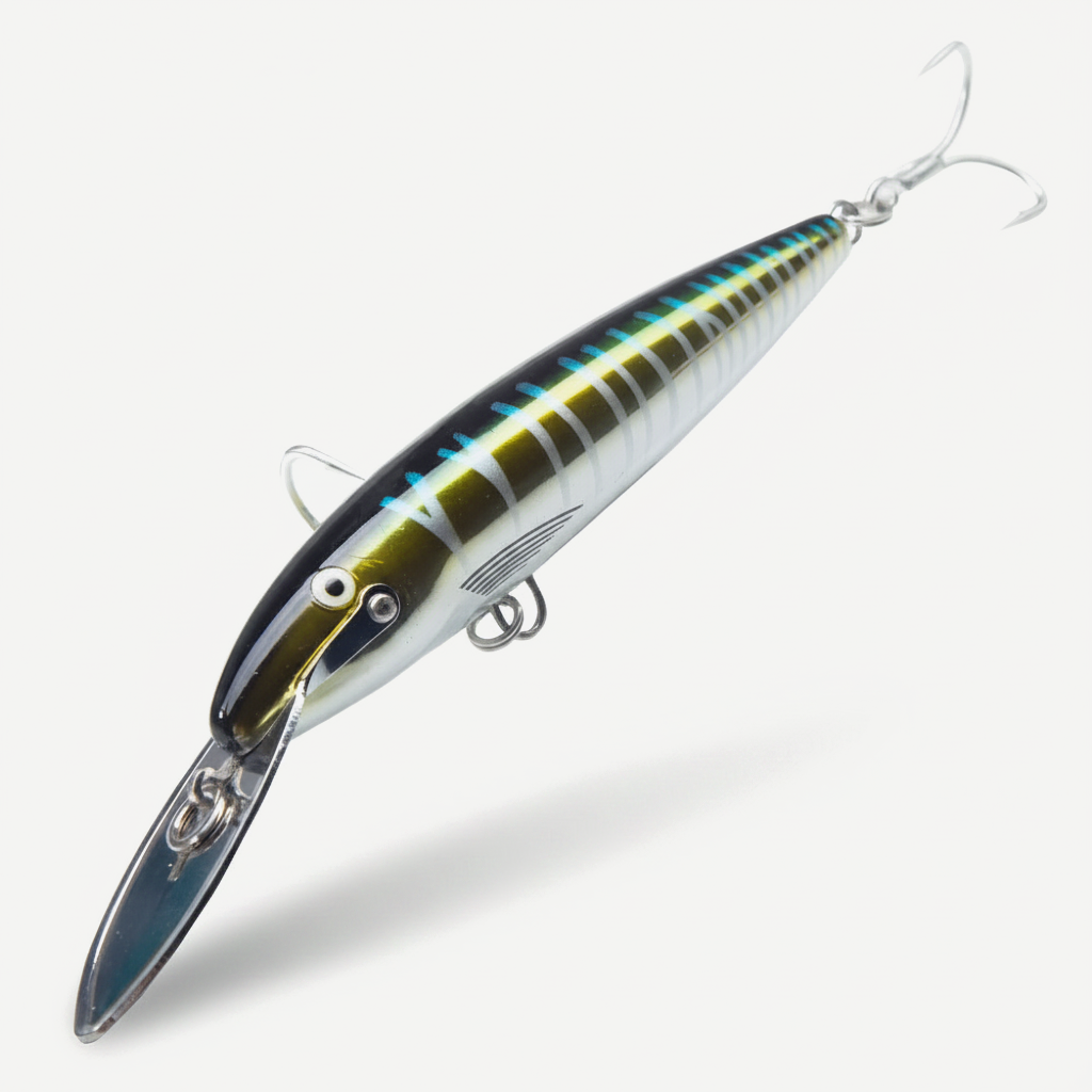 Hunthouse Metal Lip Minnow Fishing Lure 140mm 40g Countdown Magnum Sinking Trolling Hard Bait Saltwater For Blues Tuna T