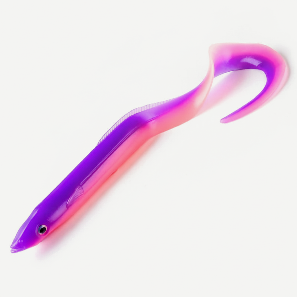Bearking Eel Soft Swimbait with Curl Tail