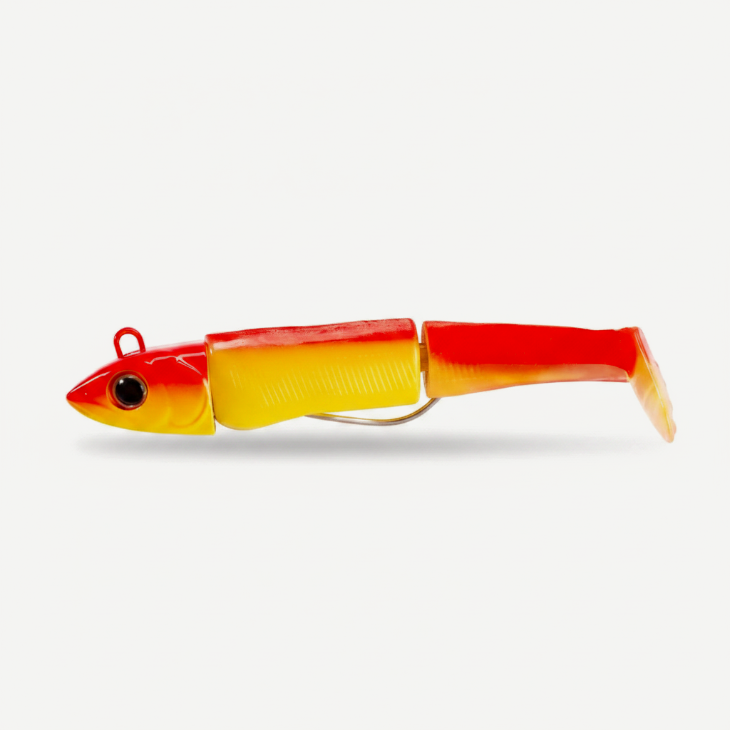 Hunthouse Barre T. Minnow Soft Fishing Lure 7/12/25/40/60/90/120g Baits With Paddle Tail For Bass Pike Leurre Souple LW2