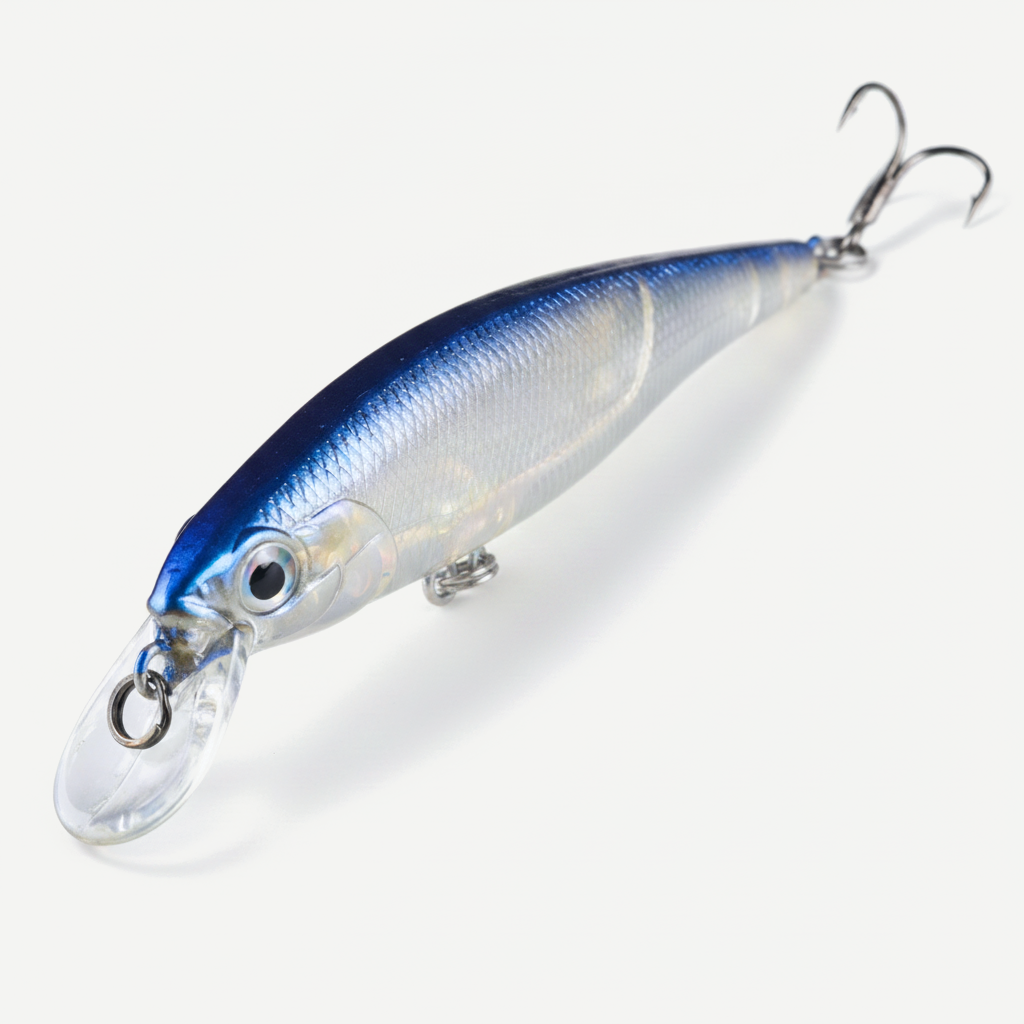 BEARKING 80mm Floating Minnow Jerkbait for Bass and Pike