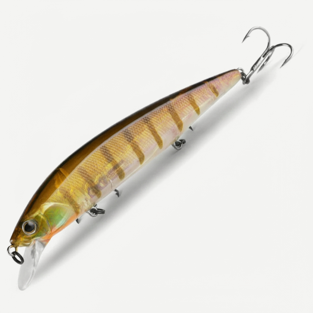 BEARKING 130mm Floating Minnow Crankbait with Tungsten Weight System
