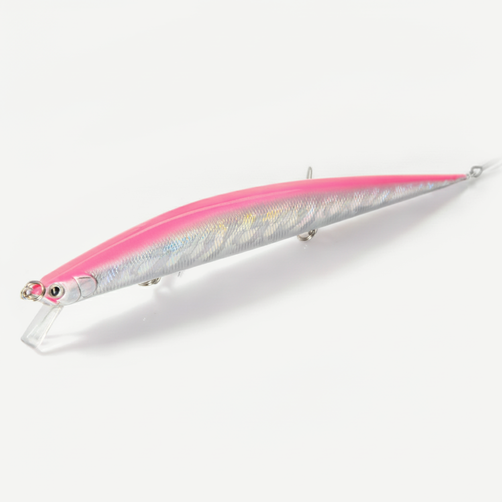 Hunthouse 175mm 24.5g Tide Minnow Fishing Lure Slim Flyer Hard Bait Floating Wobblers Saltwater For Seabass Bass Fish Ta