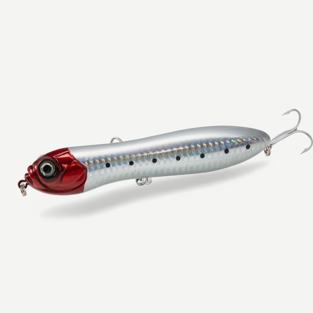 HuntHouse Crazy Surface Tractor Topwater Pencil Fishing Lure 110mm 130mm Big Rattle Ball Loud Sound Stickbait Hard Bait 
