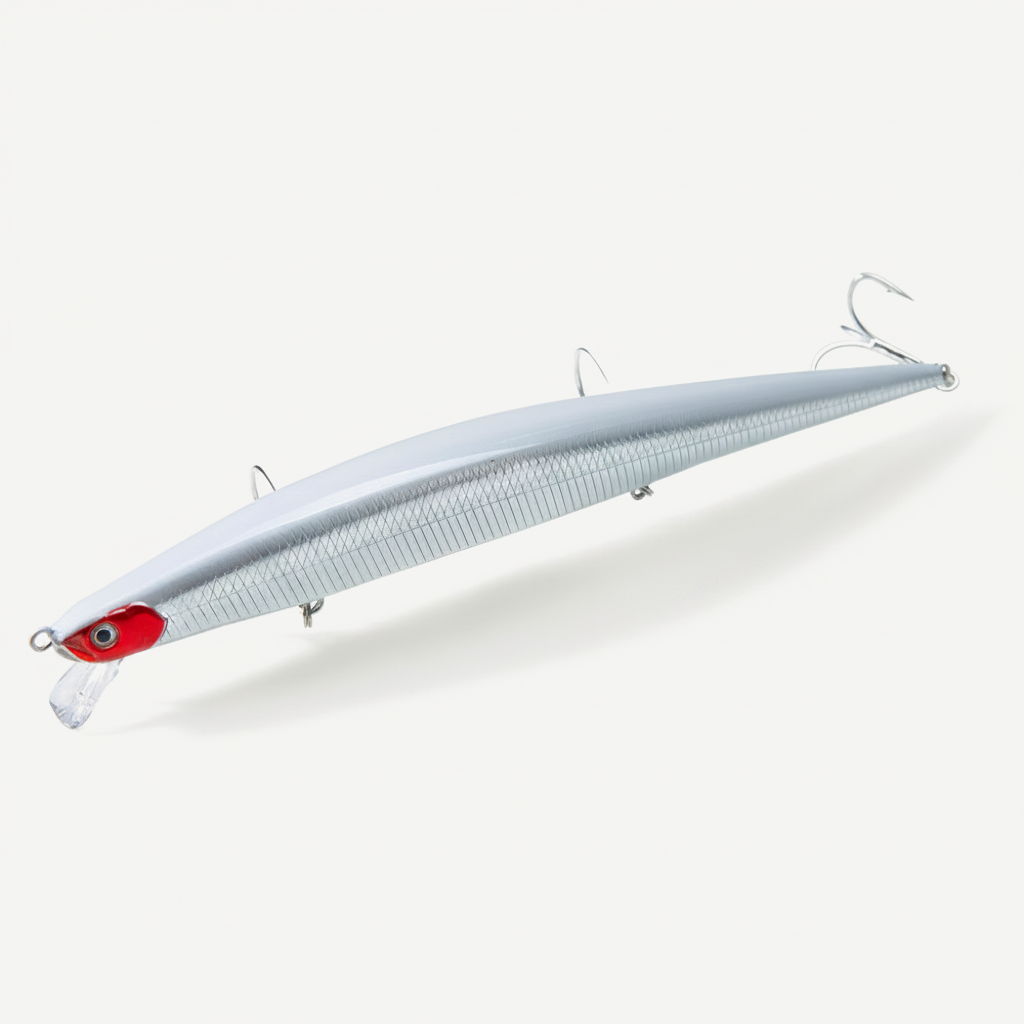 Hunthouse Tide Minnow Flyer Fishing Lure 175mm 31g Long Casting Sinking Hard Bait Pesca Jerkbaits Seabass Pike Tackle