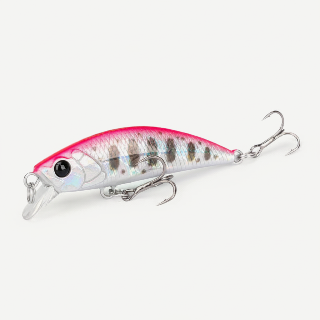TSURINOYA 50mm 5g Sinking Minnow Fishing Lure INTRUDER 50S TROUT Artificial Jerkbait Hard Bait Pike Wobbler Stream Crank