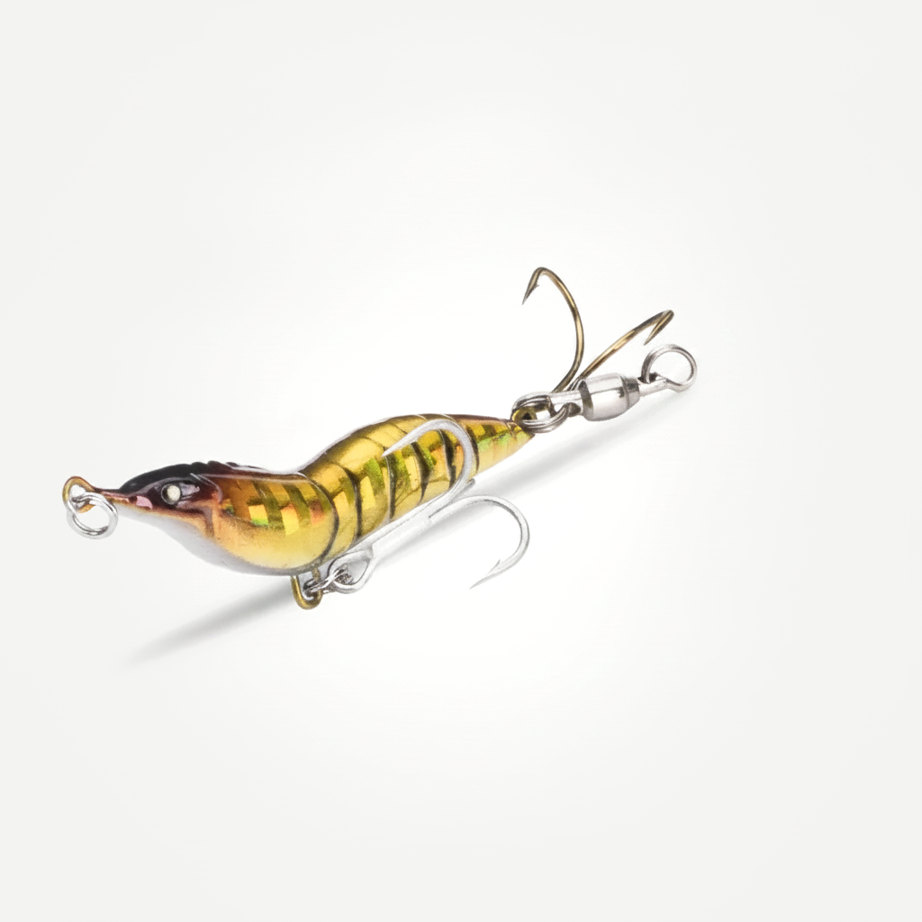 Kingdom Metal Shrimp Sinking Jig with Spinner Spoon