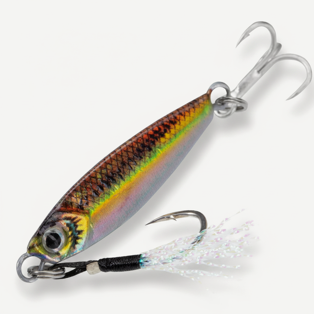 Hunthouse Metal Jig Fishing Lure Sinking Slow Jigging 7g-80g Casting Hard Bait Saltwater Artificial Pike SeaBass Fish Ta