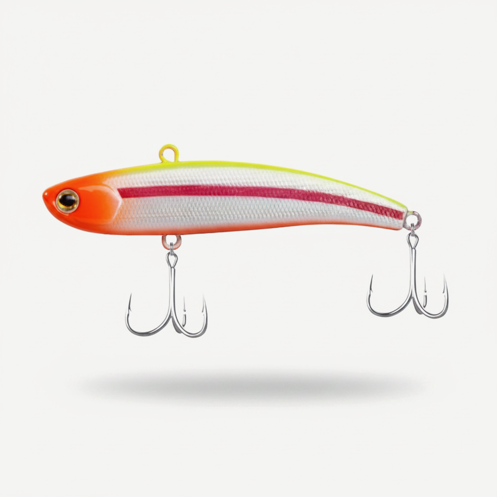 TSUYOKI Vibration Sinking Baits Winter Fishing Lure Lipless VIB Rattin Wobbler Ice Balance Rattlin Lures For Pike IMA Ko