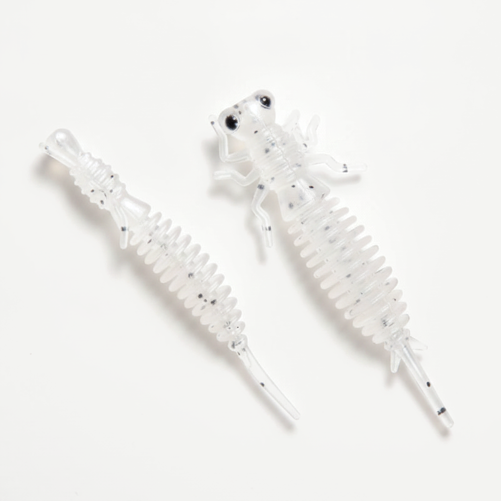 MEREDITH Larva Soft Plastic Bait - Segmented Nymph Lure