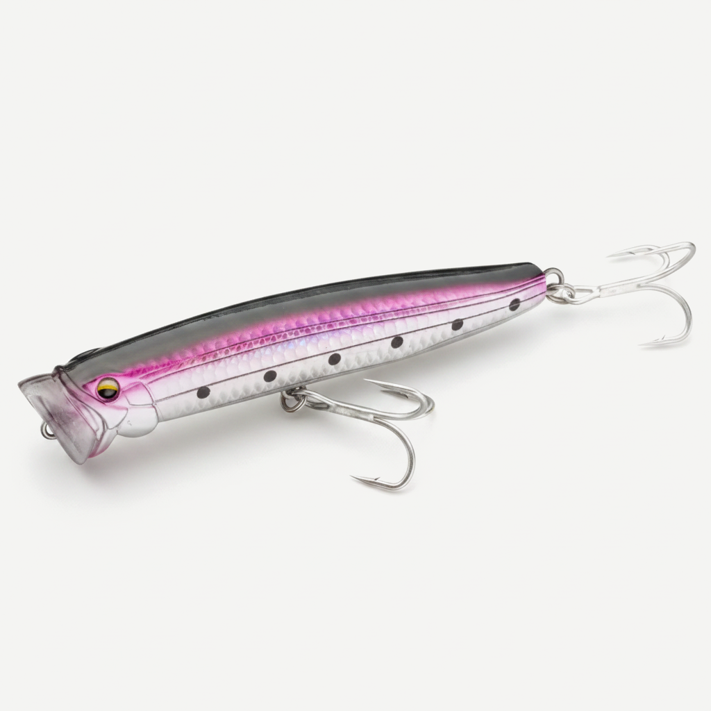 TSUYOKI New Feed Popper Fishing Lure Trolling Surface 120mm 30g Artificial Topwater Wobblers Hard Baits for Largemouth B