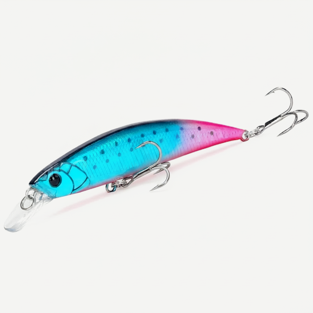TSURINOYA 80S 12g Sinking Minnow Fishing Lure DW96 8cm Large Trout Pike Rockfish Hard Bait Jerkbait Freshwater Saltwater