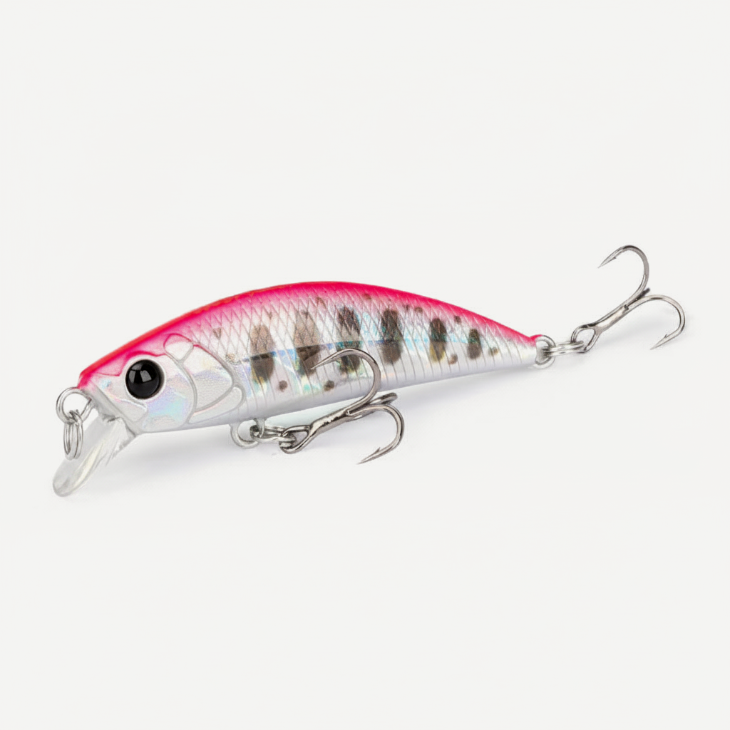 TSURINOYA 50S River Fishing Sinking Stick Bait Minnow Fishing Lure Intruder 50mm 5g Trout Area Stream Ajing Fake Fish Ha