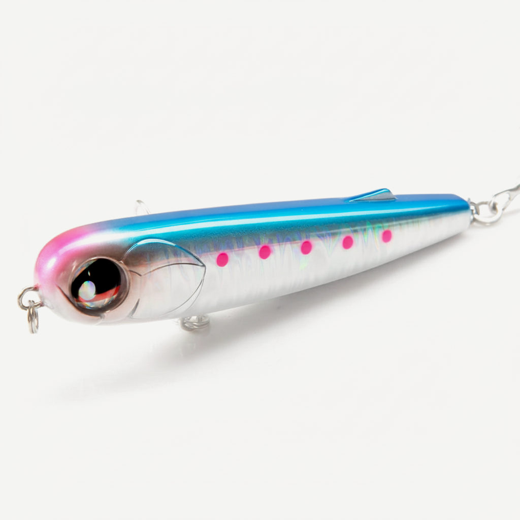 Hunthouse Floating Pencil Fishing Lure 95mm 18g Topwater Surface Wobbler Hard Bait For Seabass Saltwater Perch Tackle