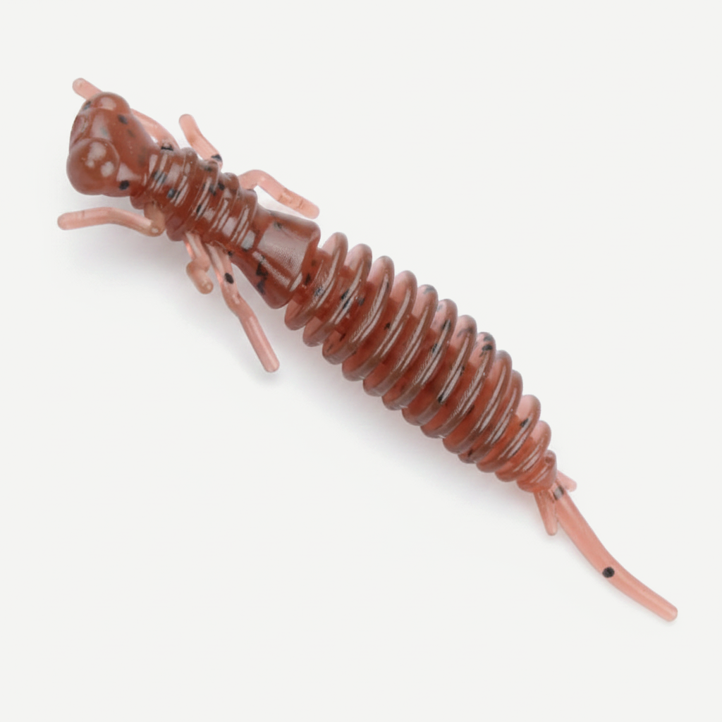 MEREDITH Larva Soft Plastic Bait - Segmented Nymph Lure