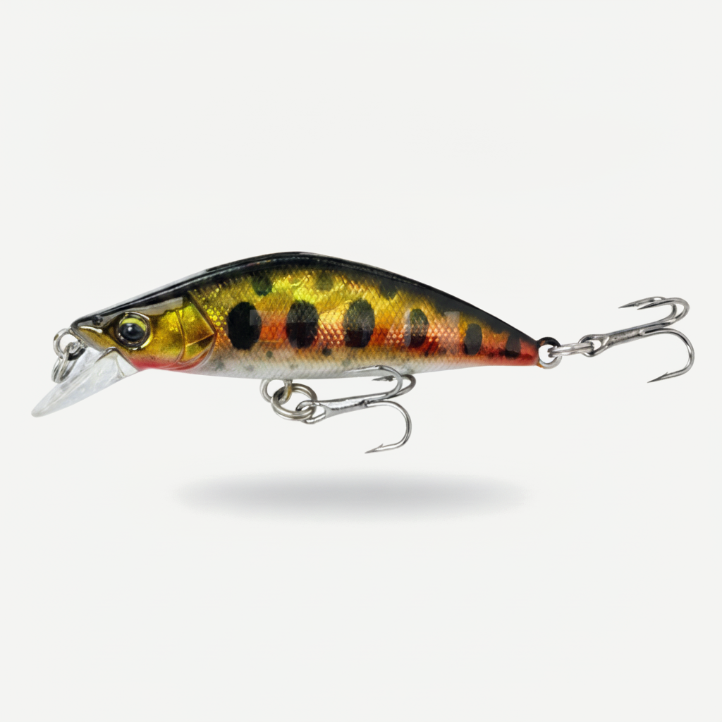 TSUYOKI 50mm 5g Artificial Wobblers Stream Bait Sinking Minnow Fishing Lure for Black Bass Brown Trout Bassday Mononofu 
