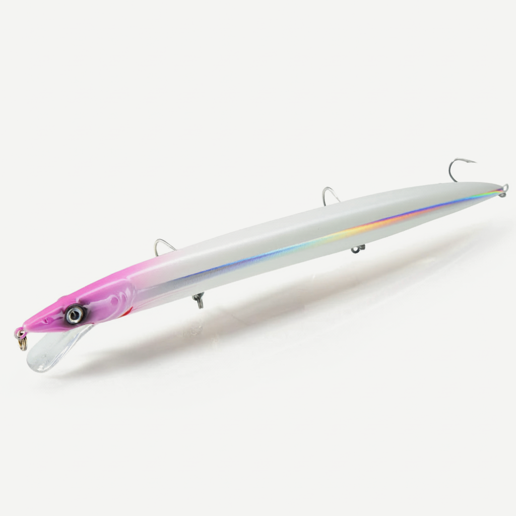 Hunthouse Sandeel Minnow Fishing Lure 143/173/208mm Long Casting Floating Wobblers Jerkbait Fish Tackle For Sea Bass LW4
