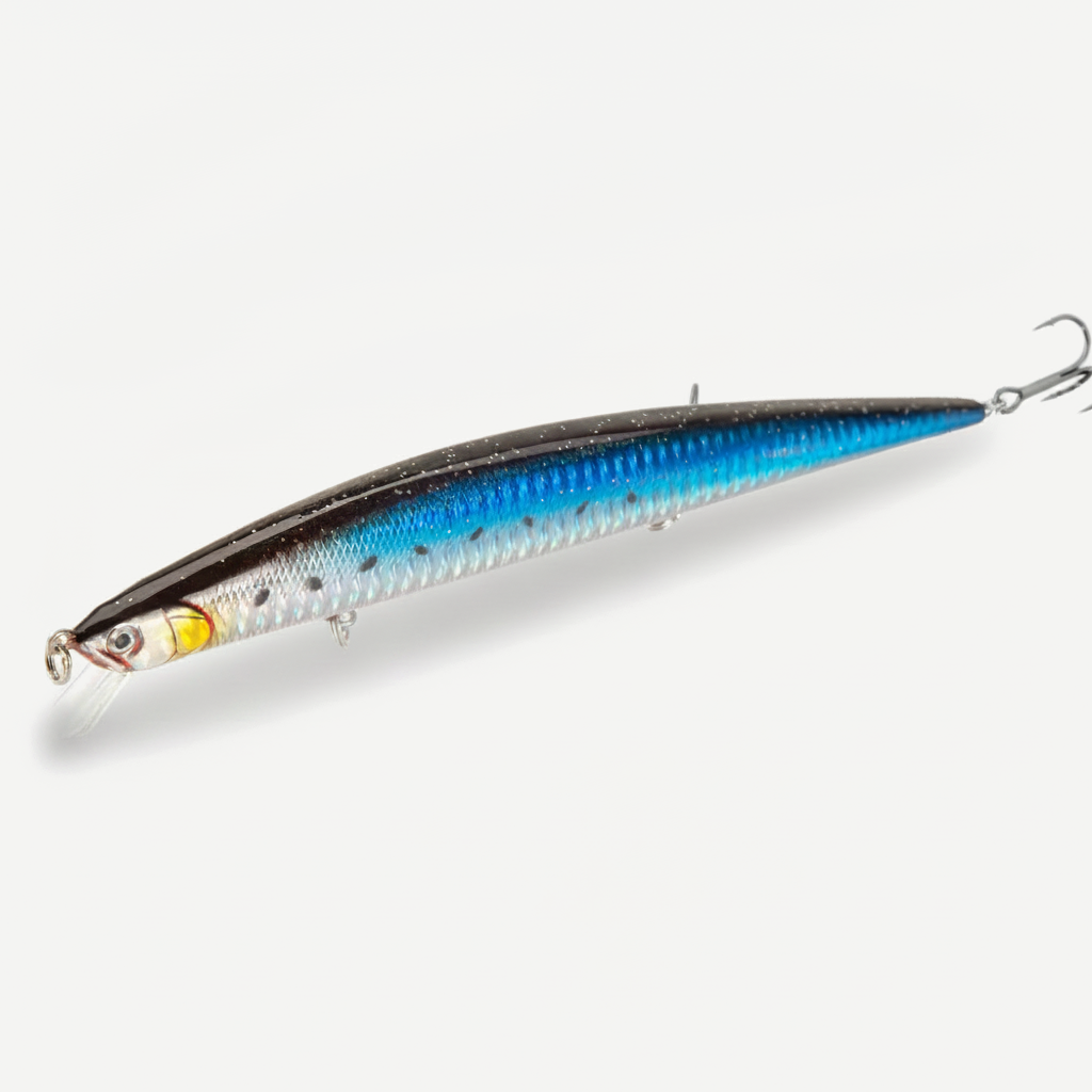 Hunthouse Fishing Lure Tide Minnow Slim 175 Hard Lures 175mm 24.5g Floating Wobblers Sea Fishing For Seabass Tackle