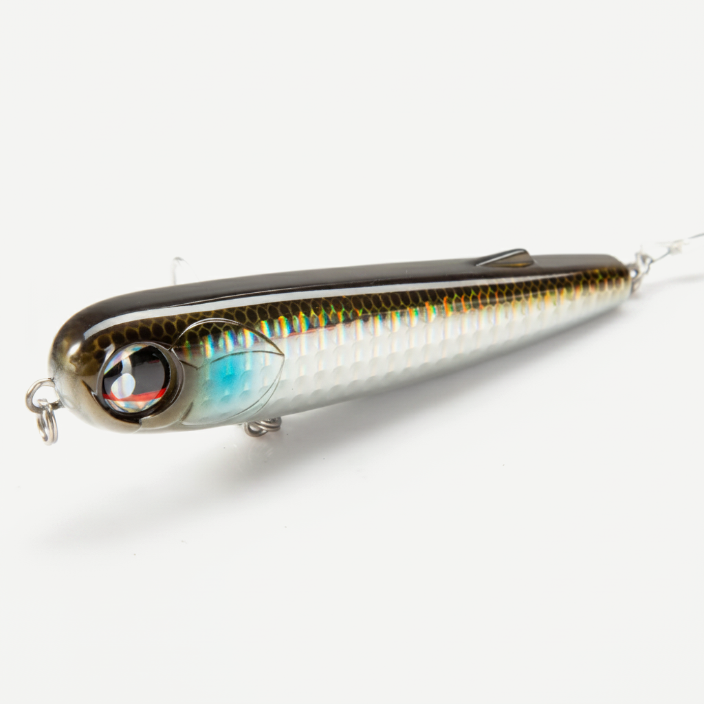 Hunthouse Pencil Fishing Lure 95mm 18g WTD Surface Topwater Floating Wobbler Artificial Hard Bait For Seabass Pike Perch