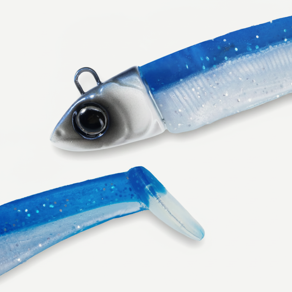 Hunthouse Fishing Barret Minnow Lure 7g/12g/25g/40g/60g/90g/120g JIgging Head Soft Silicone Bait Wobblers For Bass Pike 
