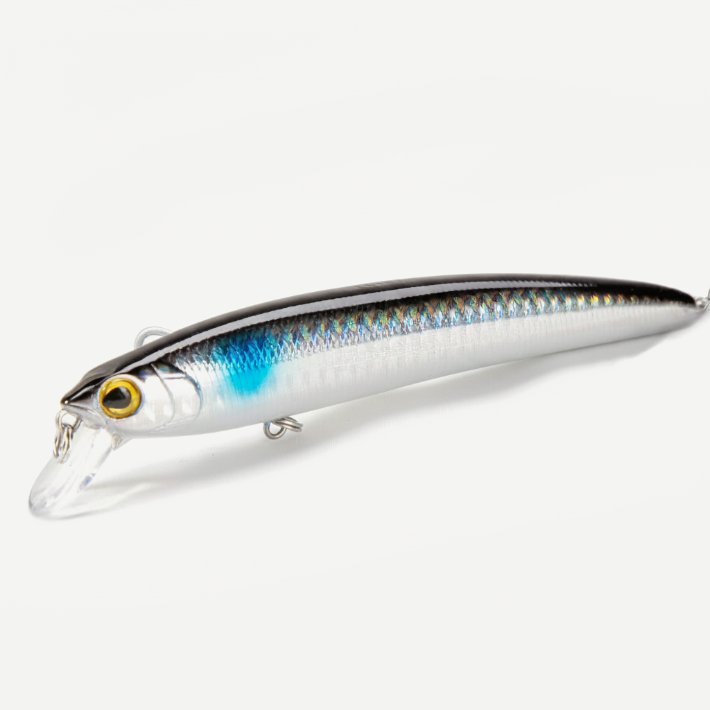 Hunthouse Saruna Minnow Fishing Lure 90&125&147mm Floating Jerkbait Hard Minnow Bait For Seabass Artificial Jerk Baits L
