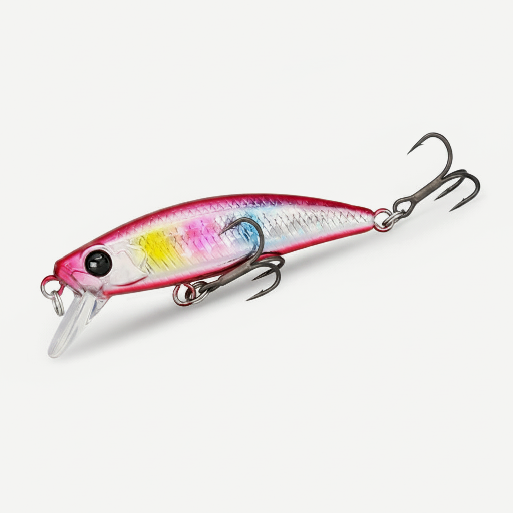 TSURINOYA Intruder 51S Sinking Minnow Stream Fishing Lure 51mm 5.8g Artificial Hard Bait For Trout Ajing Jerkbait River 