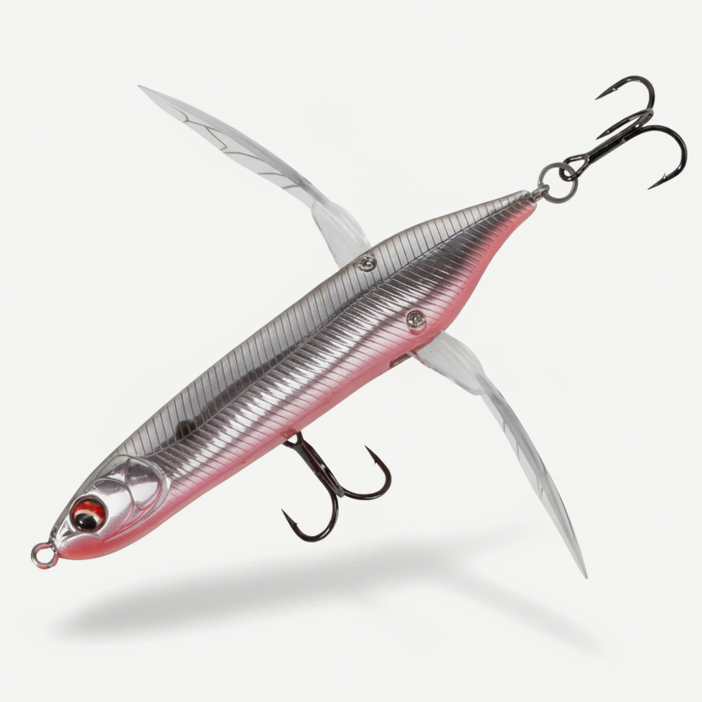 Hunthouse New Dragonfly Crawler Pencil Fishing Lure 80mm 6.5g Surface Popper Floating Topwater Stickbait  Superficial Bu