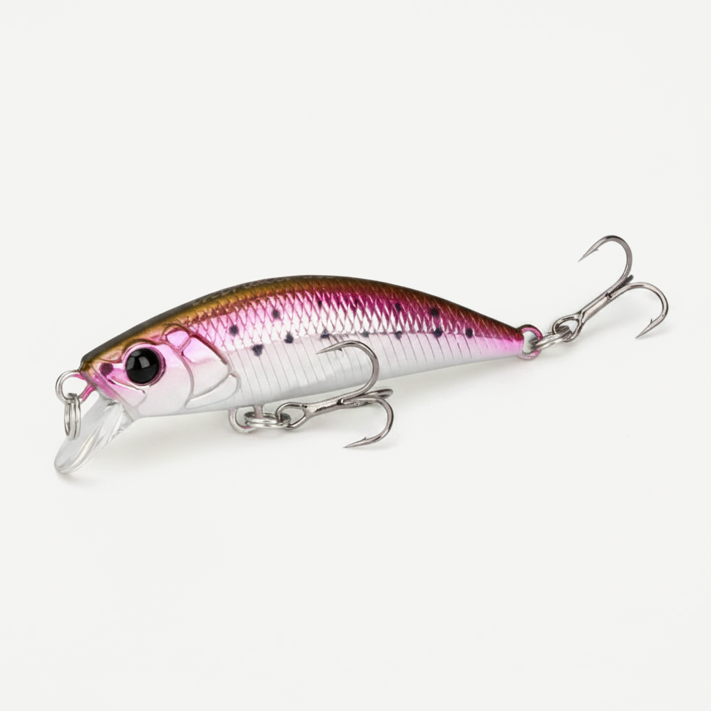 TSURINOYA 50S Sinking Minnow Fishing Lure 50mm 5g INTRUDER Trout Artificial Hard Baits Jerkbait Long Casting Stream Tack