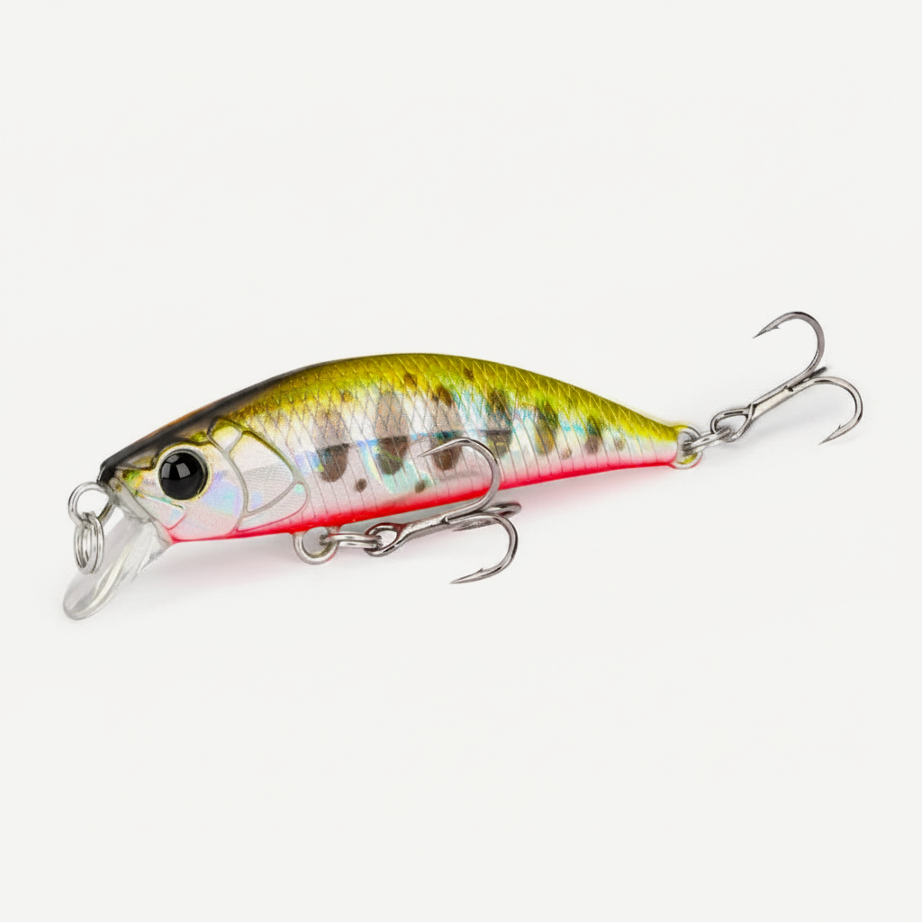 TSURINOYA 50S River Fishing Sinking Stick Bait Minnow Fishing Lure Intruder 50mm 5g Trout Area Stream Ajing Fake Fish Ha