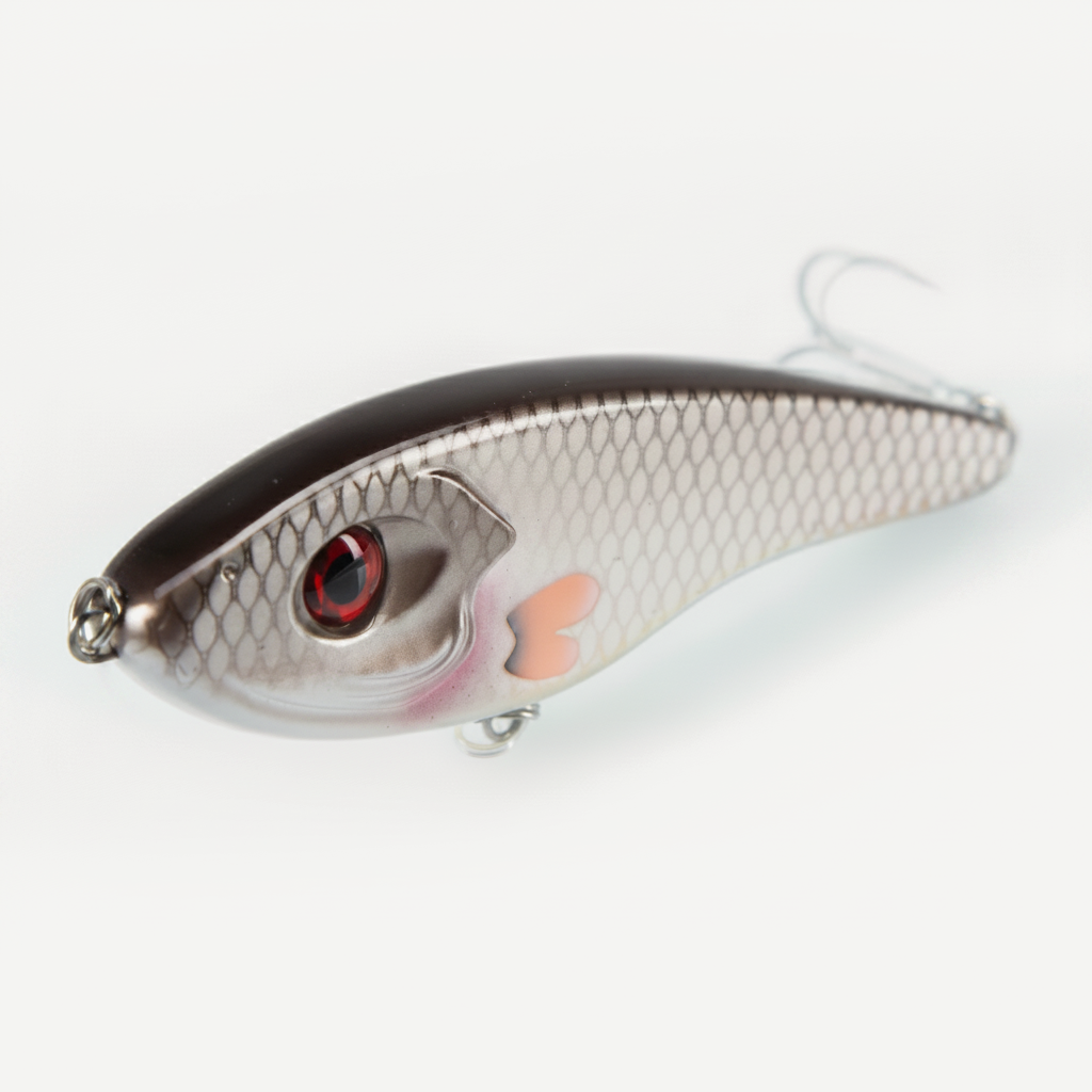 Hunthouse Musky Buster Jerkbait Fishing Lures 115mm 32g Vib Bait Slow Sinking Jerkbaits Fishing Tackle For Sea Bass Pike