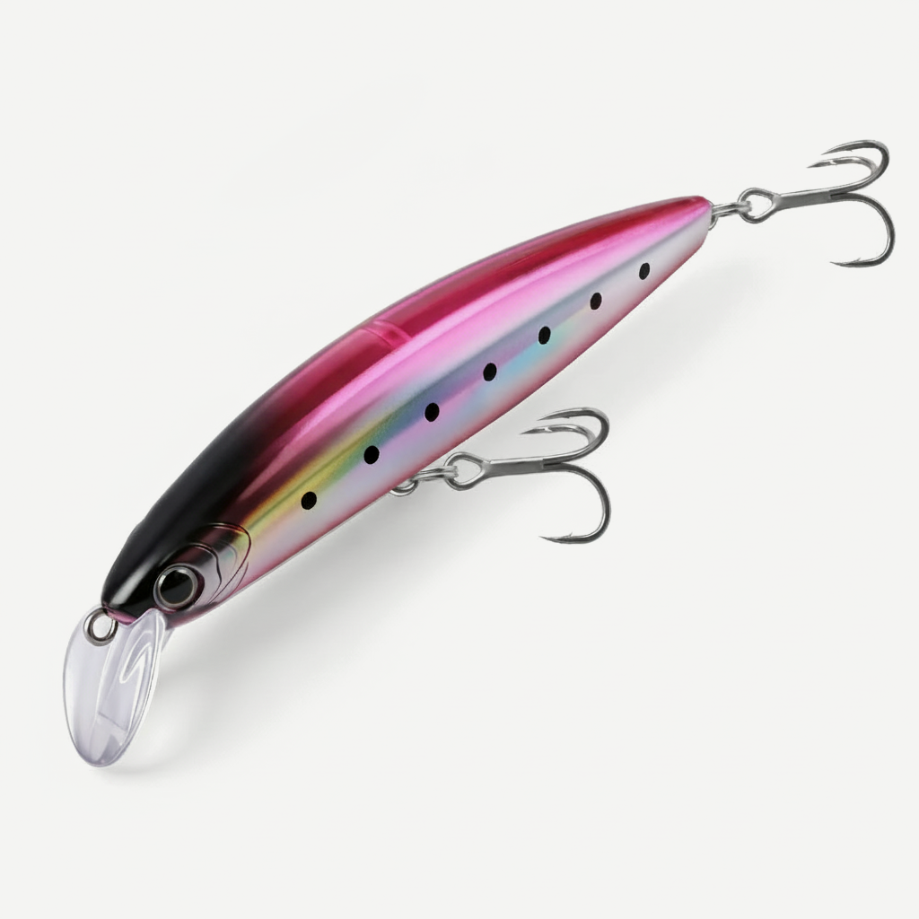 Kingdom Sinking Minnow Jerkbait, Long-Cast Bass Lure