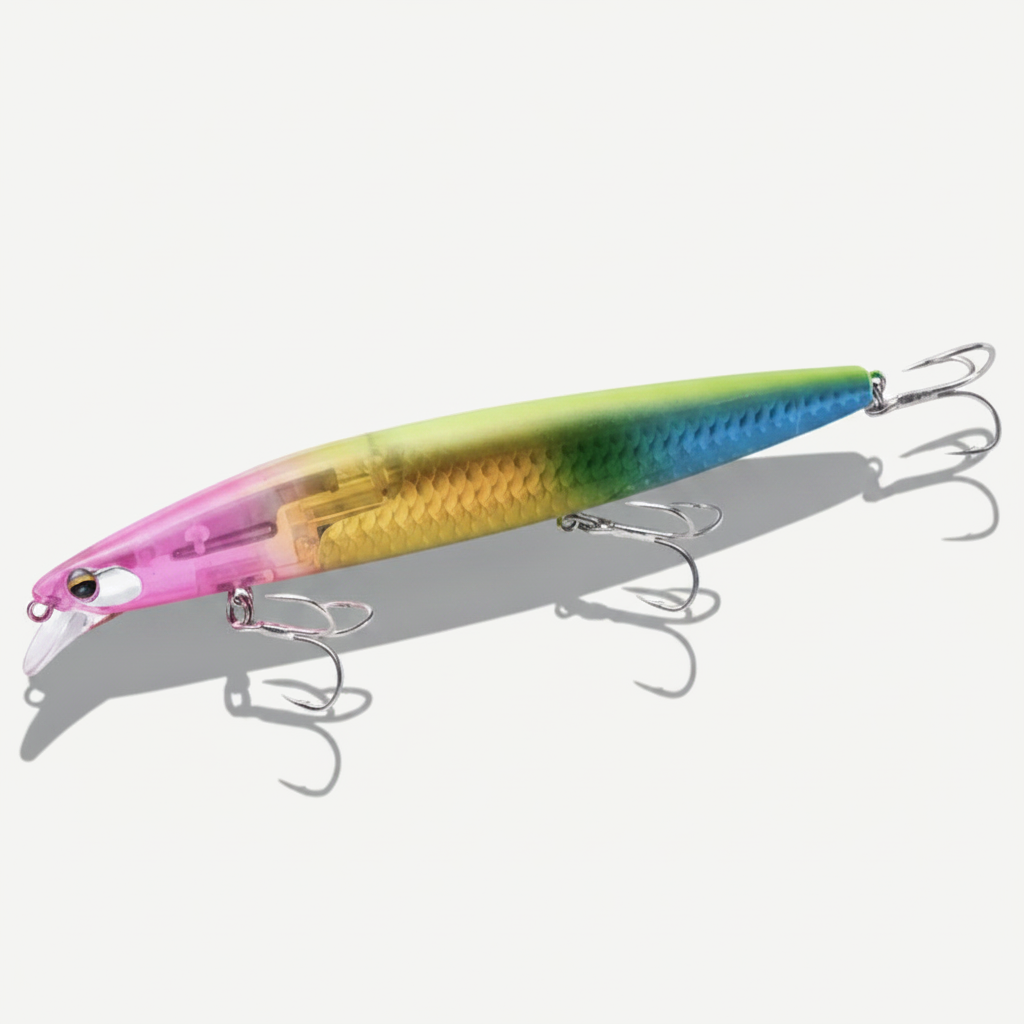 2026 Flash Blade Floating Minnow Artificial Hard Baits 145/160mm 27/32g Crazy Scale Flash Scale Fishing Lure for Largemo