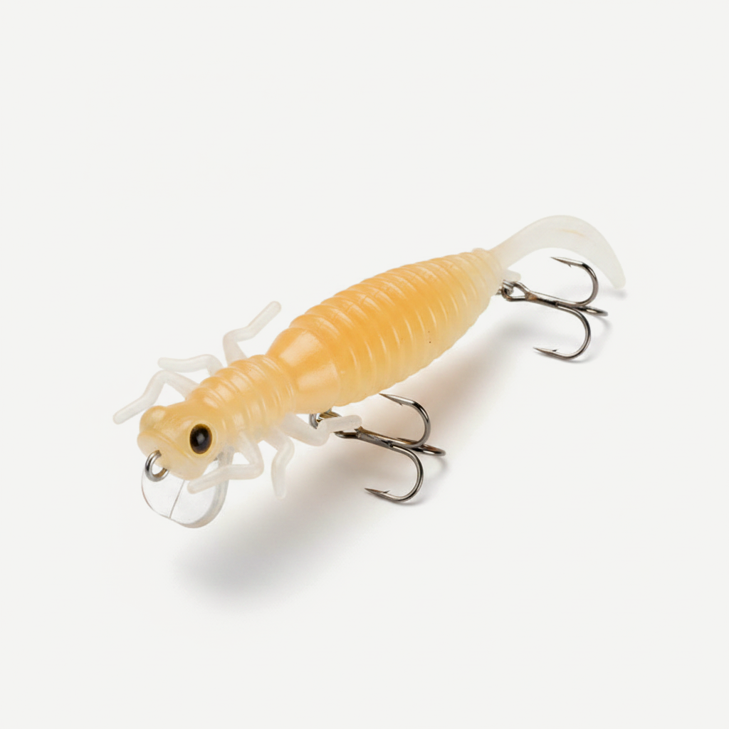 MEREDITH Larva Soft Plastic Bait - Segmented Nymph Lure