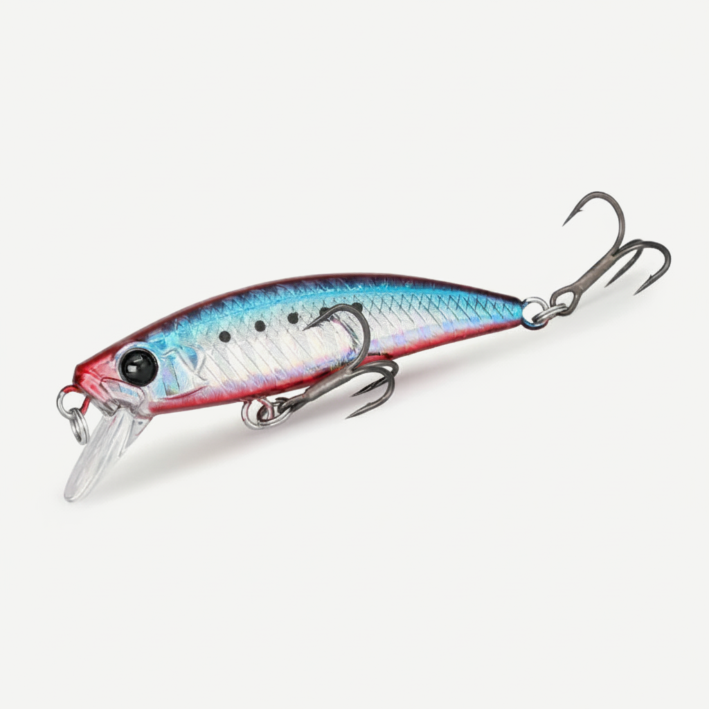 TSURINOYA Intruder 51S Sinking Minnow Stream Fishing Lure 51mm 5.8g Artificial Hard Bait For Trout Ajing Jerkbait River 